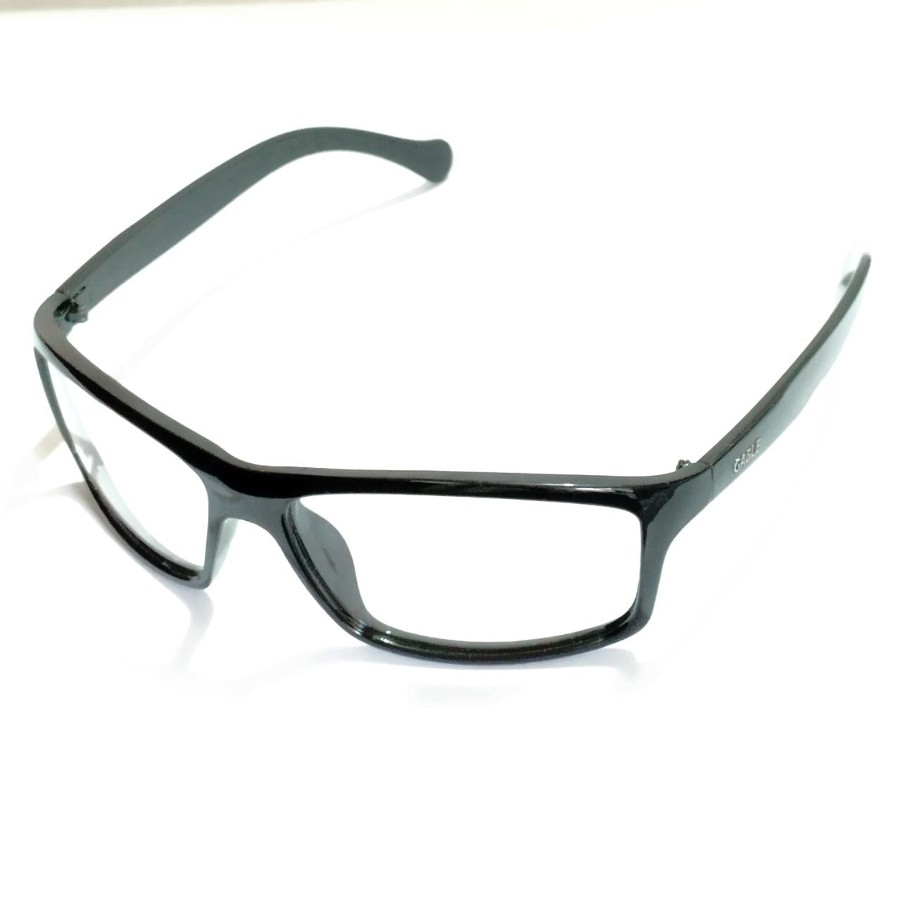 Black Frame Wraparound Sports Cycling Photochromic Sunglasses