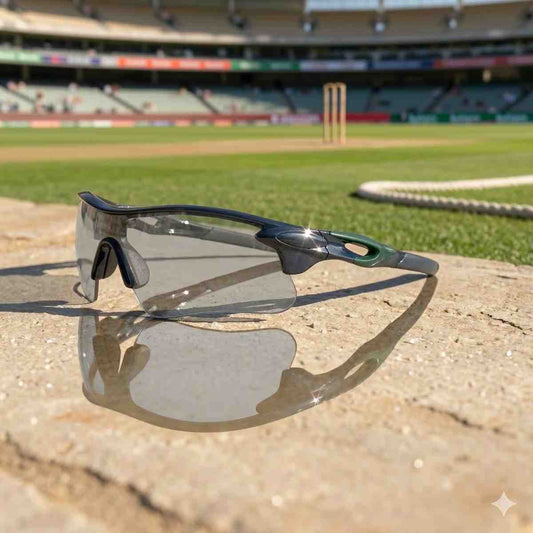 Day-Night Photochromic Cricket Sunglasses – Light Adapting Sports Eyewear