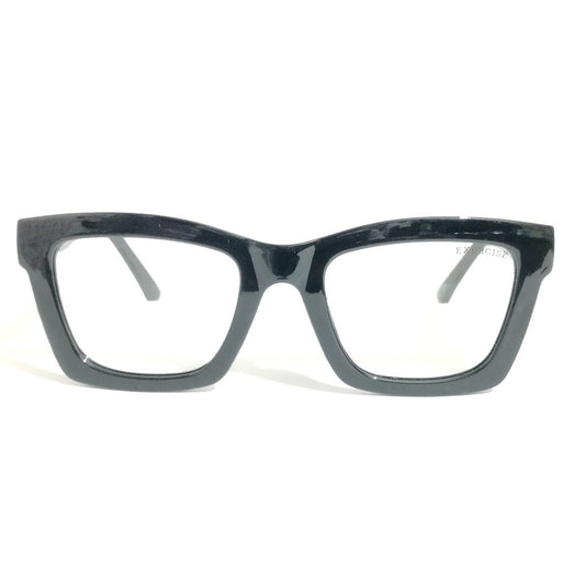 Black Photochromic Glasses Blue Light Blocking Glasses for Men and Women Day Night Eyeglasses