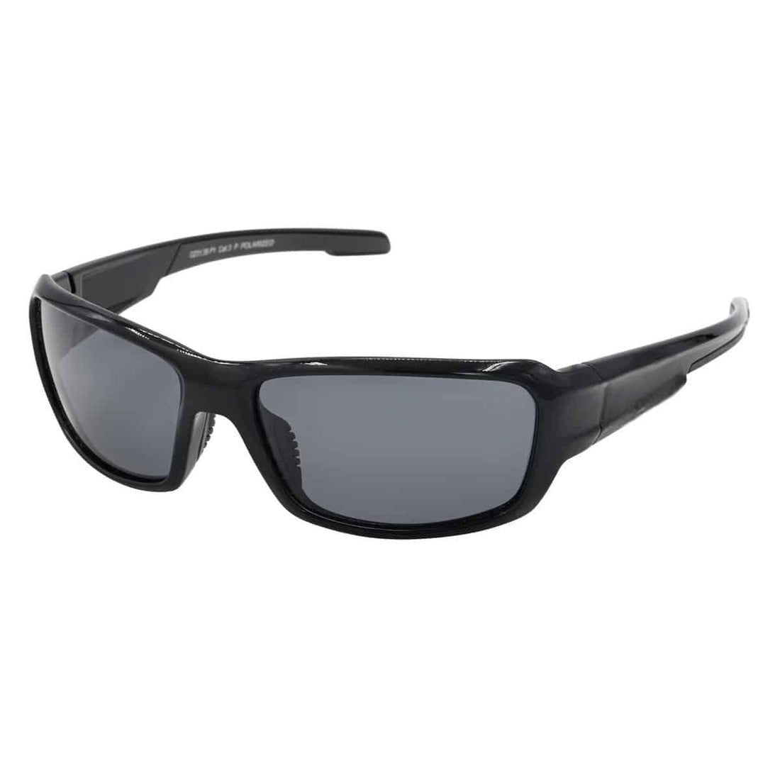 EYESafety Black Wraparound Cat 3 Polarized Sunglasses
