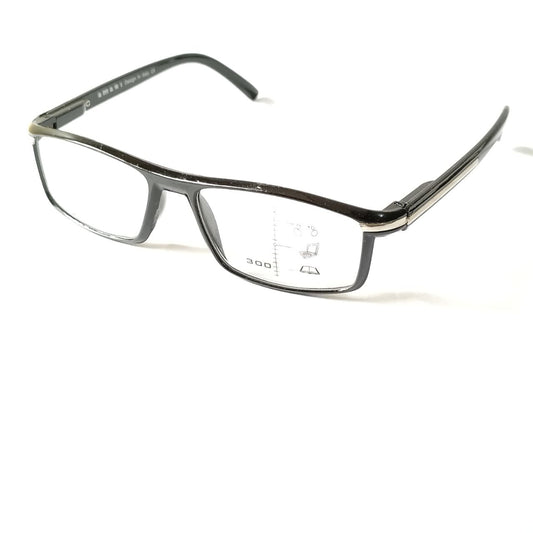 Classic Black Progressive Multifocal No-Line Bifocal Glasses with Multiple Lens Options