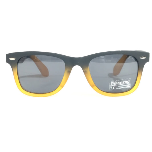 Black Orange Stylish Polarized Sunglasses for Men and Women 