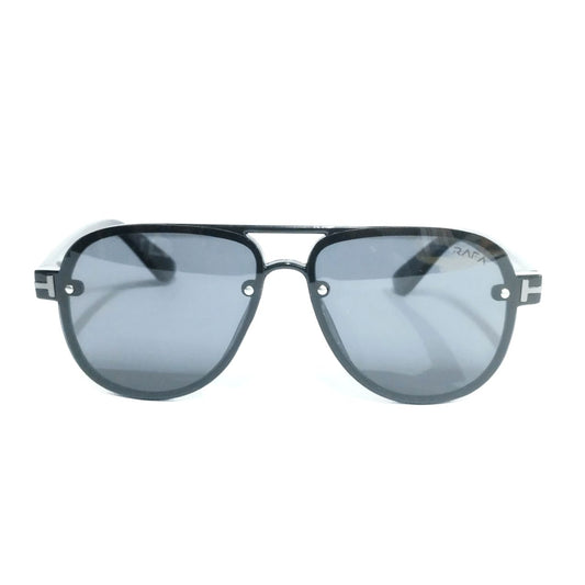 Black Polarized Aviator Pilot Shape Sunglasses