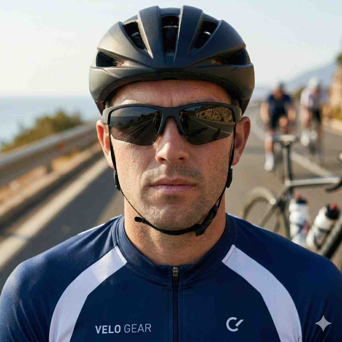 Black Sports Cat 3 Polarized Cricket Sunglasses - Running - Cycling - Sunglasses