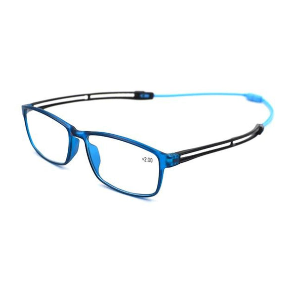 Blue Flexible Magnet Neck Hanging Reading Glasses – Glasses India Online