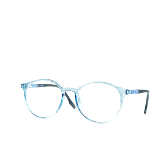 ARTView Transparent Blue Progressive Multifocal No-Line Bifocal Glasses for Men and Women