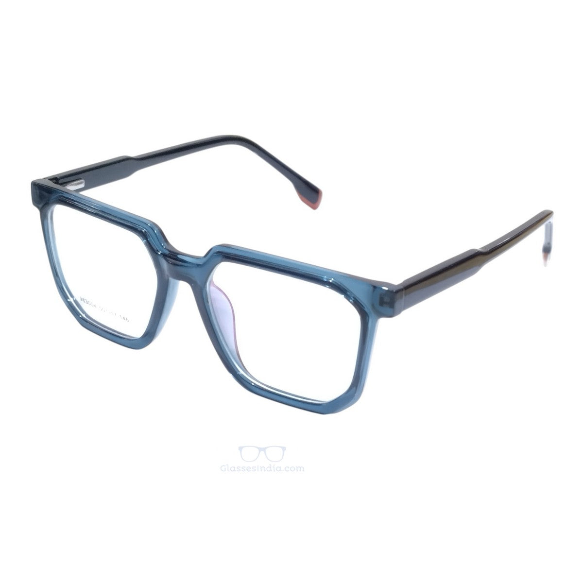Premium Blue Square Spectacle Frame for Men & Women – Model 983004 (50-17-146)