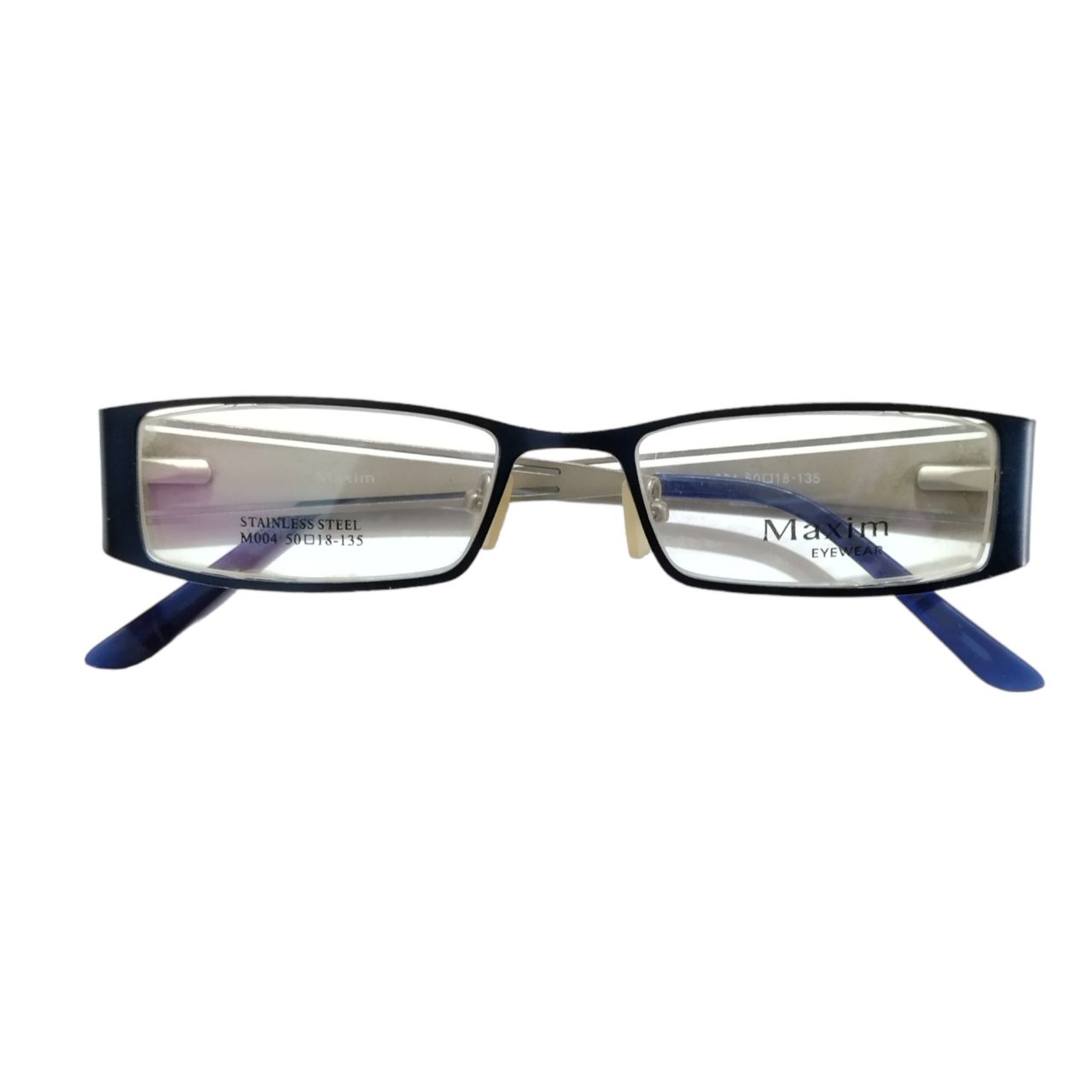 Rectangle Blue Full Rim Spectacle Frame Glasses