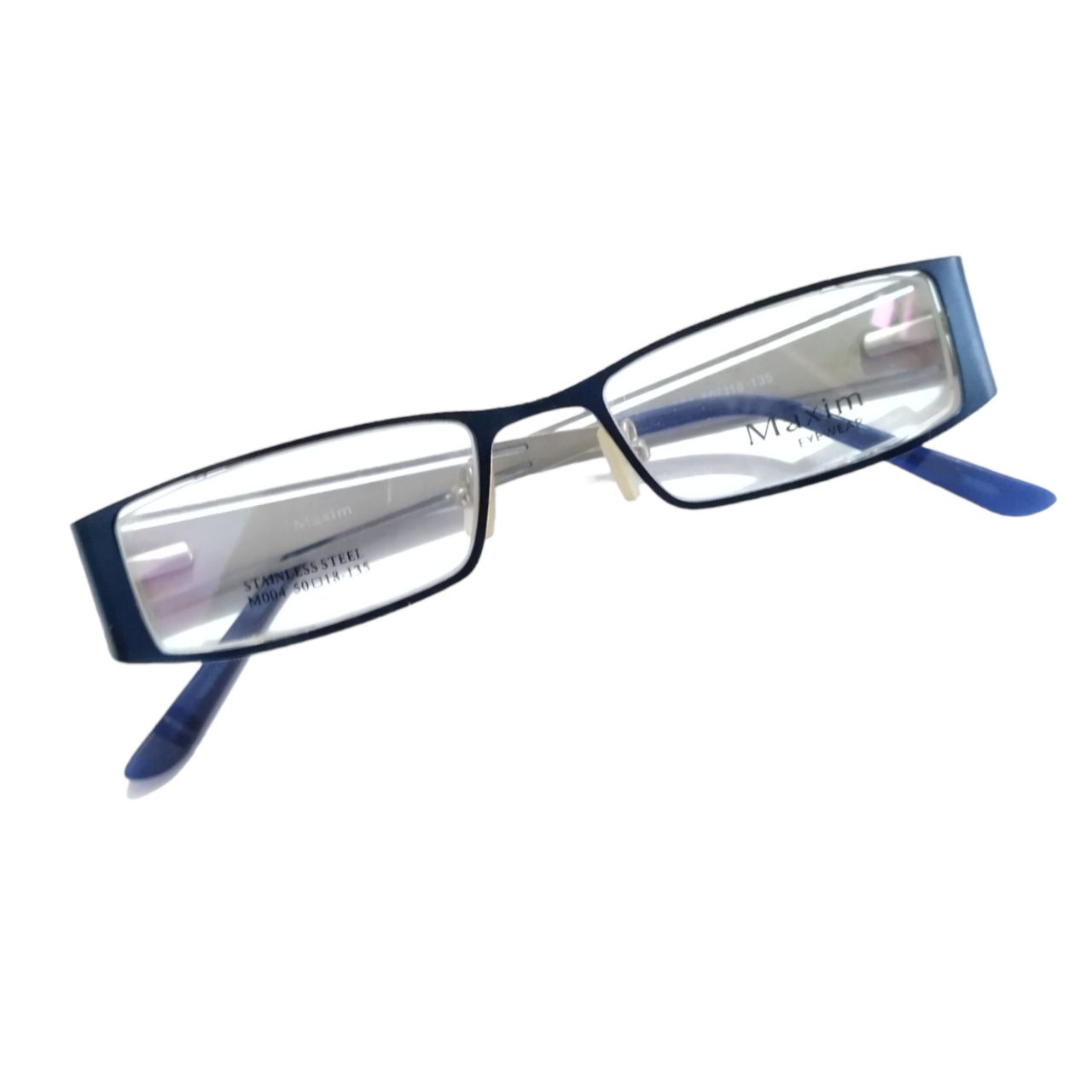 Rectangle Blue Full Rim Spectacle Frame Glasses