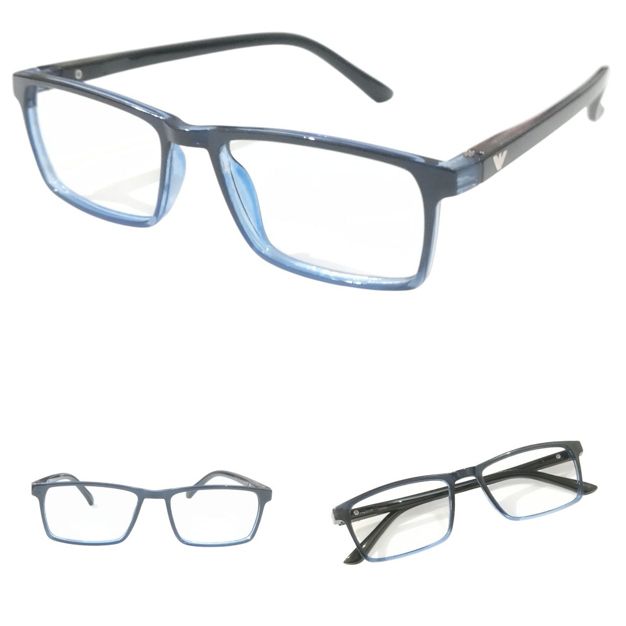 Ptosis Crutch Glasses – Rectangle Frame 48-20 | Model 1409