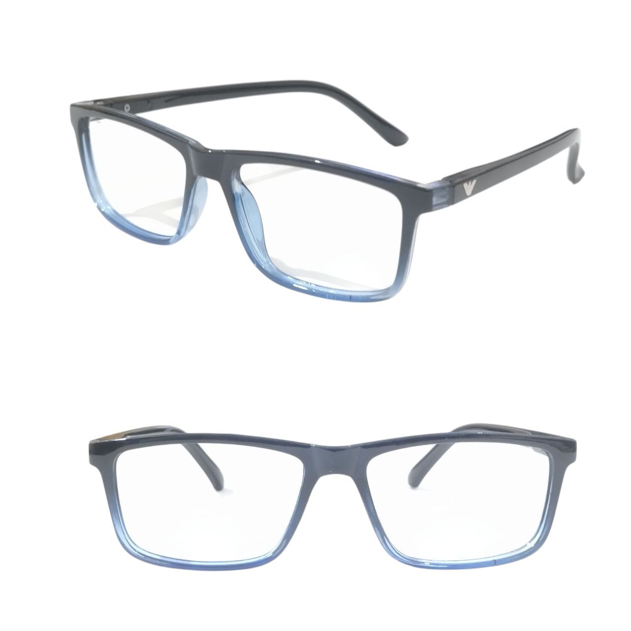 Large Rectangle Full Frame Ptosis Crutch Glasses 49-20 Model 1411