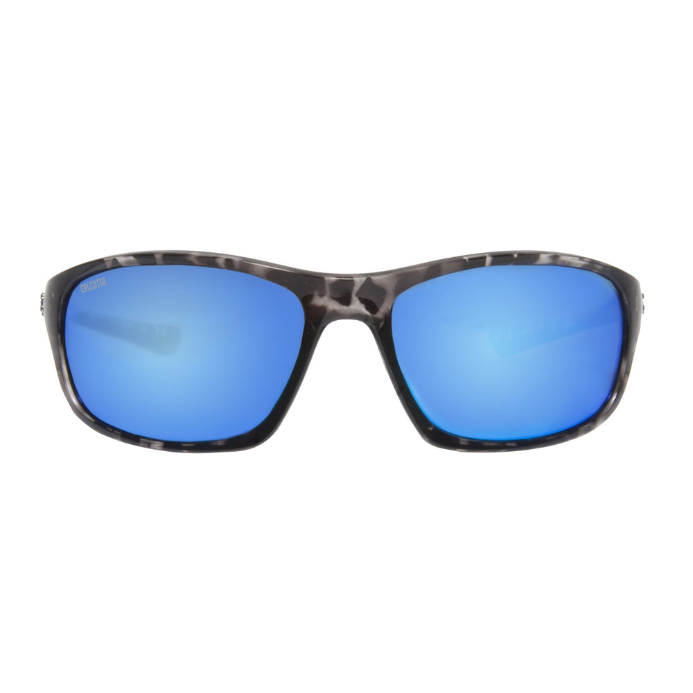 Blue Mirror Wraparound Polarized Sports Cycling Driving Sunglasses 