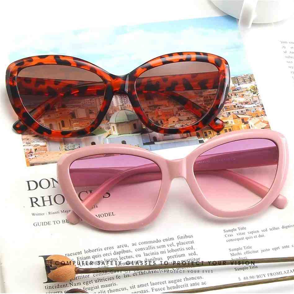 Oversized Cat-Eye Fashion Sunglasses for Women