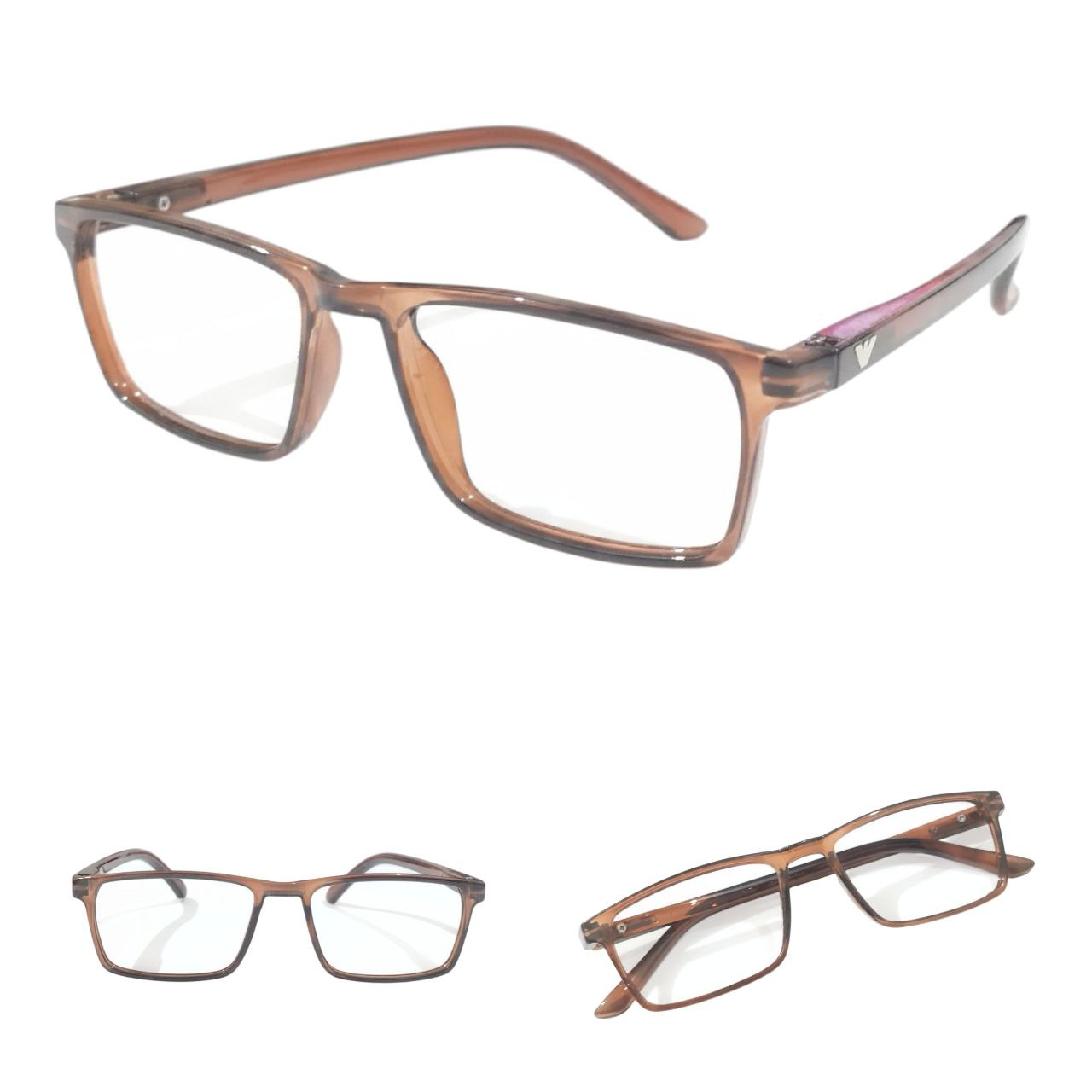 Ptosis Crutch Glasses – Rectangle Frame 48-20 | Model 1409