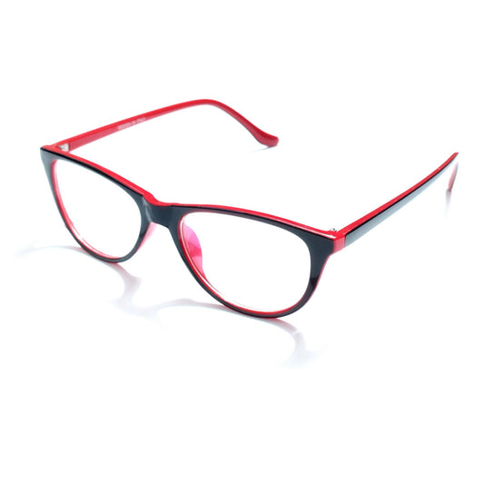 Red Black Cat Eye Glasses for Women