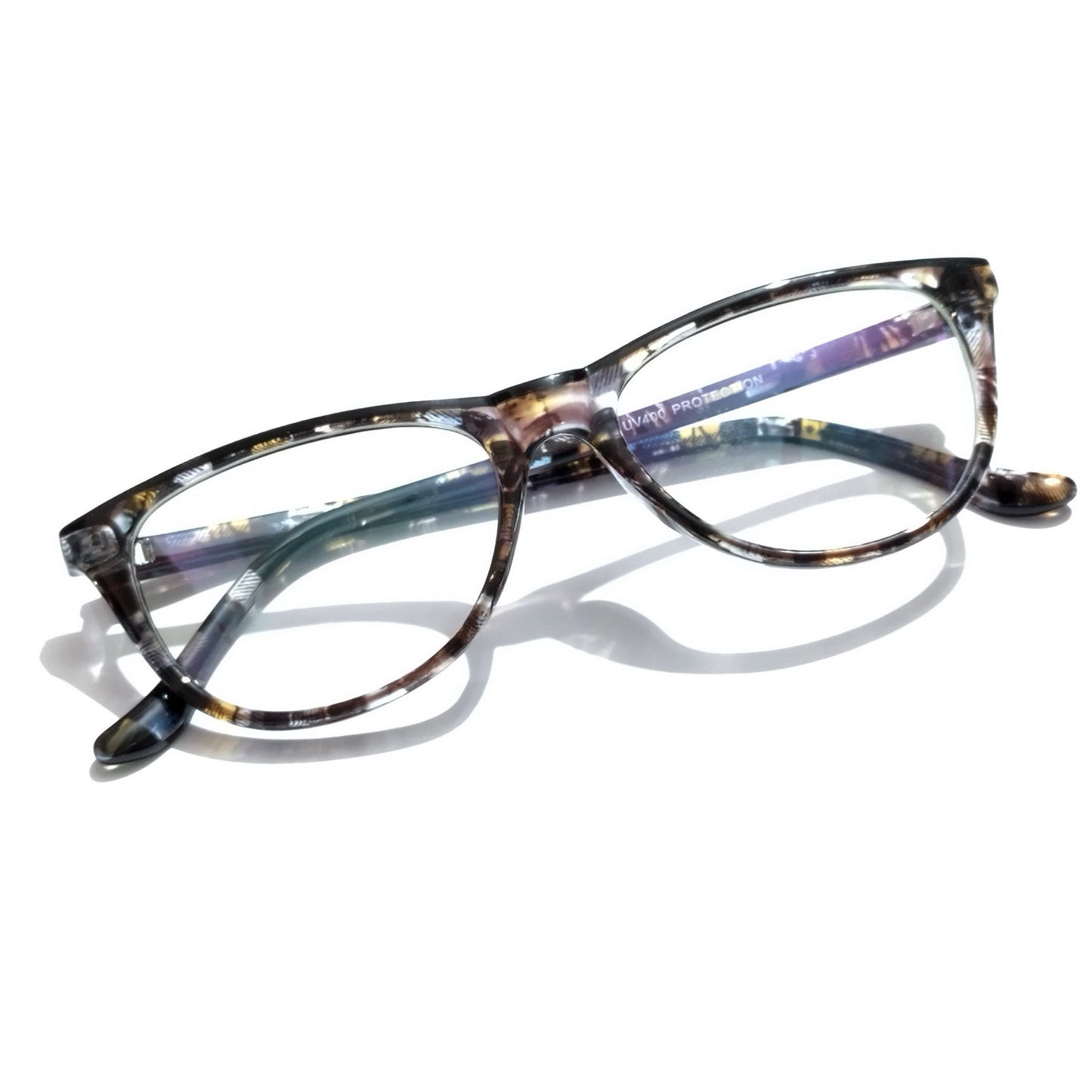 Grey Print Cat Eye Glasses for Women