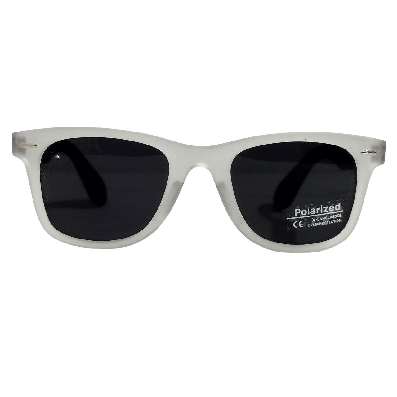 Classic Matt White Polarized Sunglasses for Men and Women