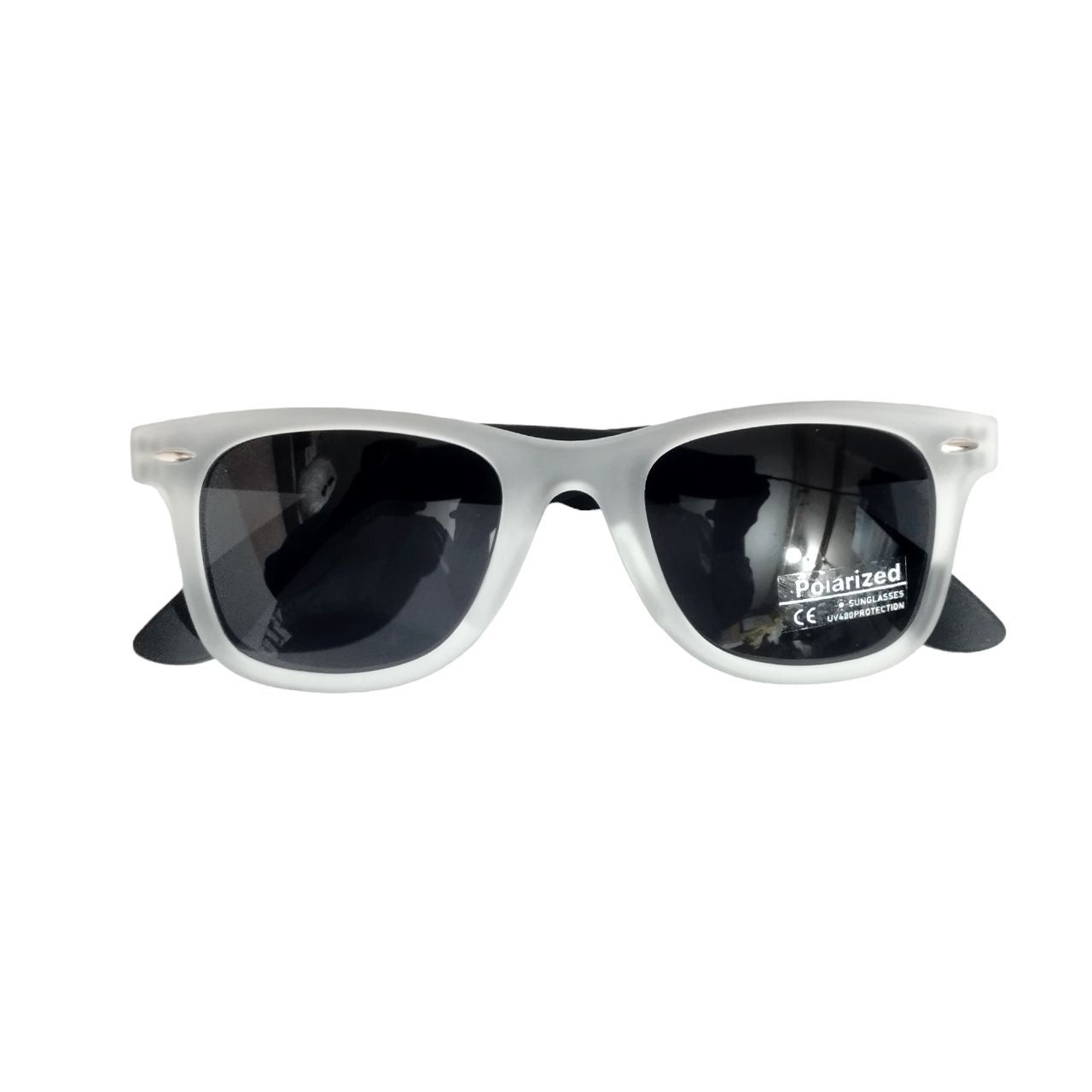 Classic Matt White Polarized Sunglasses for Men and Women
