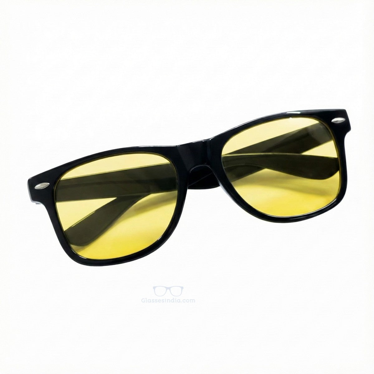 Yellow Lens Night Driving Glasses – High-Contrast Vision for Safer Night Driving Black Frame