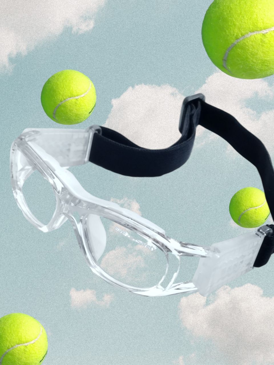 tennis goggles Kids Sports Glasses with Power: Protection & Comfort for Young Athletes – Glasses India Online