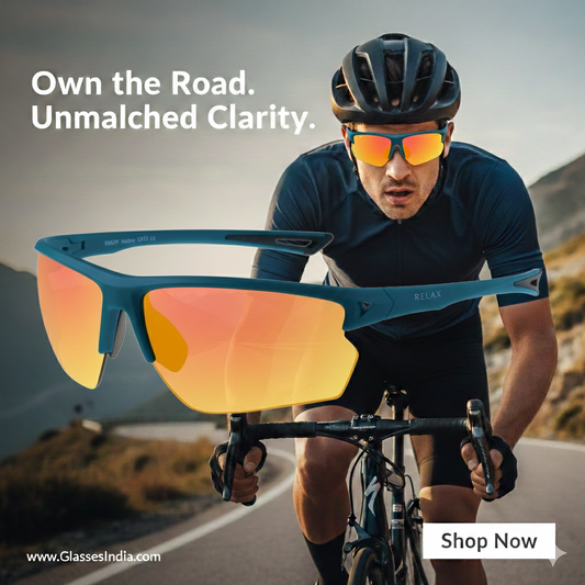 EYESafety Blue Frame Gradient Lens Cat 3 Sports Cycling Sunglasses