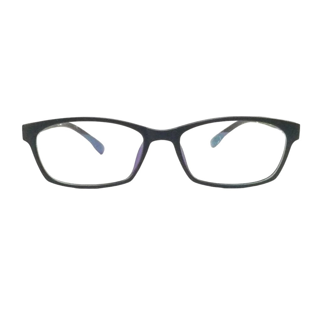 Black Rectangle Glasses Frame for Teen Boys and Girls D9223BK Size 49-16-130