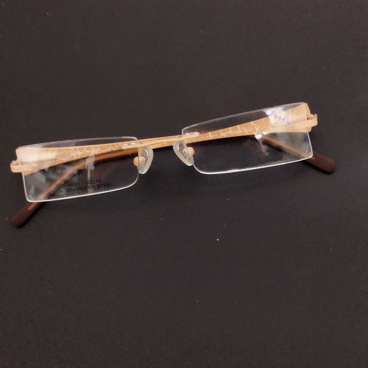 Elegant Rimless Glasses for Men and Women 8001