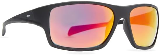 Black Wraparound Sunglasses Revo Mirror Lens