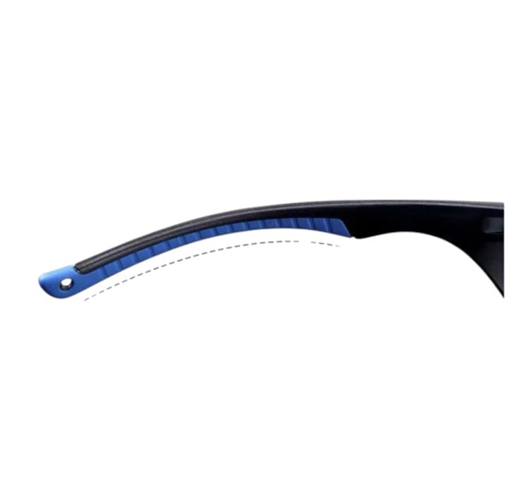 EYESafety Power Safety Glasses Black Blue Clear Eyewear