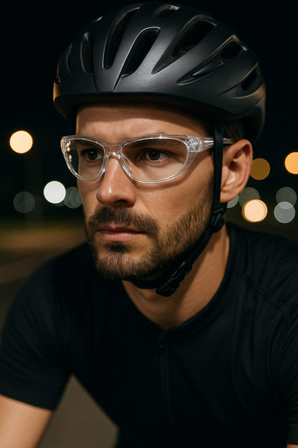 Clear Day Night Wraparound Safety Driving Glasses