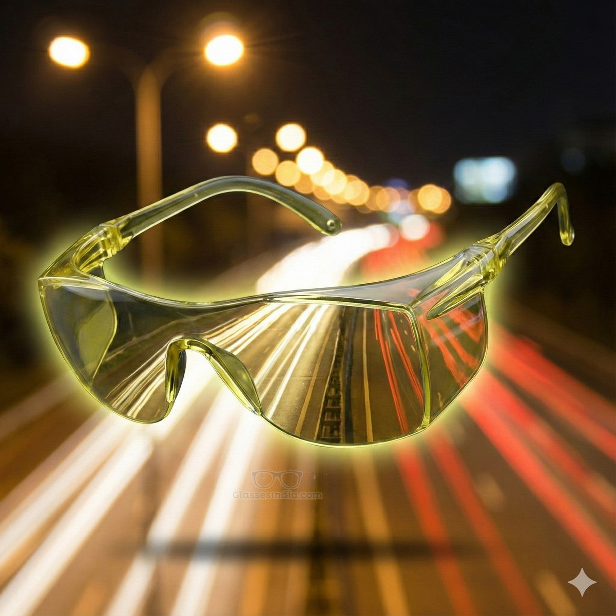 EYESafety Yellow Lens Night Driving Glasses – Enhanced Contrast & Glare Reduction for Safer Night Trips