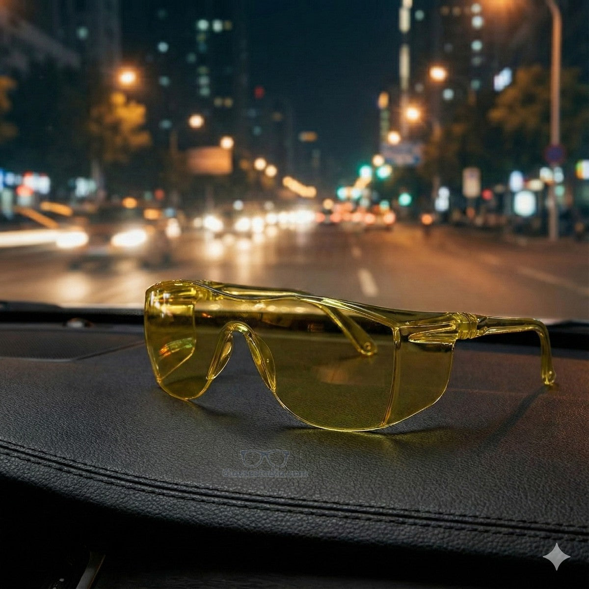 EYESafety Yellow Lens Night Driving Glasses – Enhanced Contrast & Glare Reduction for Safer Night Trips