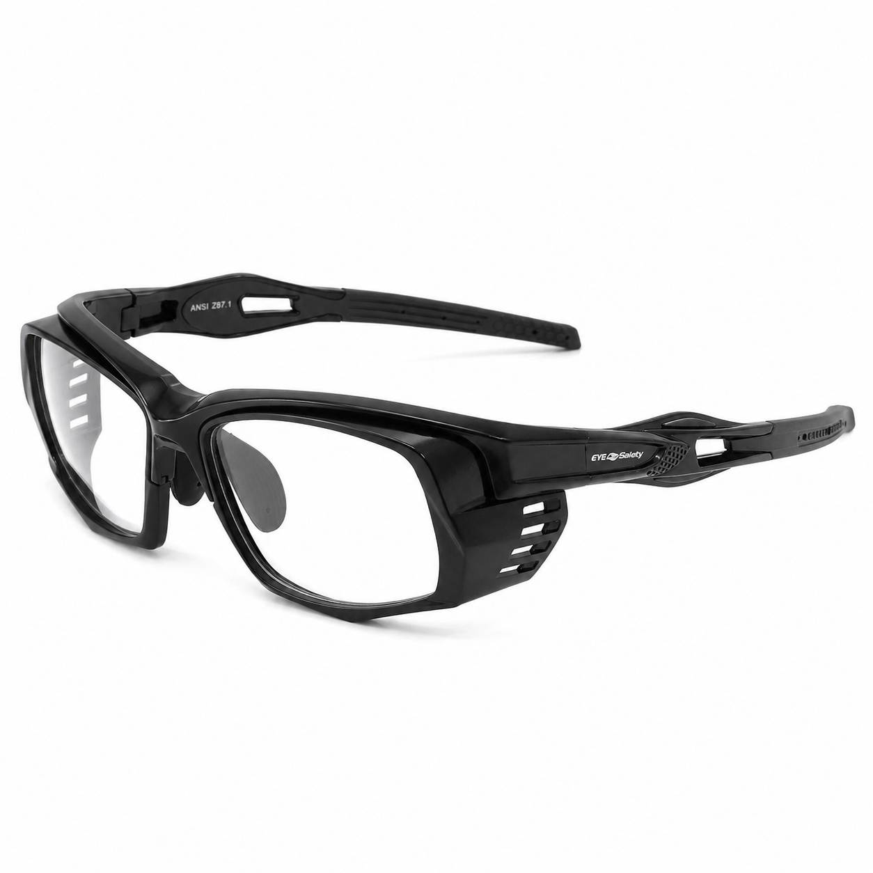 EYESafety ES022 black black premium driving glasses with side coverage