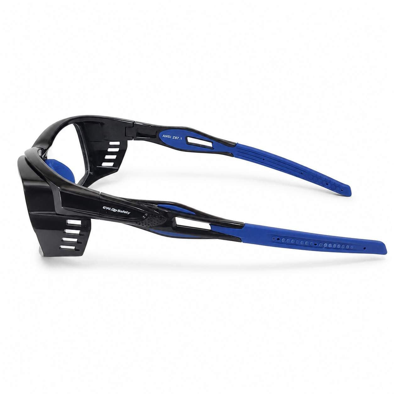 EYESafety ES022 driving glasses side view with EYESafety branding