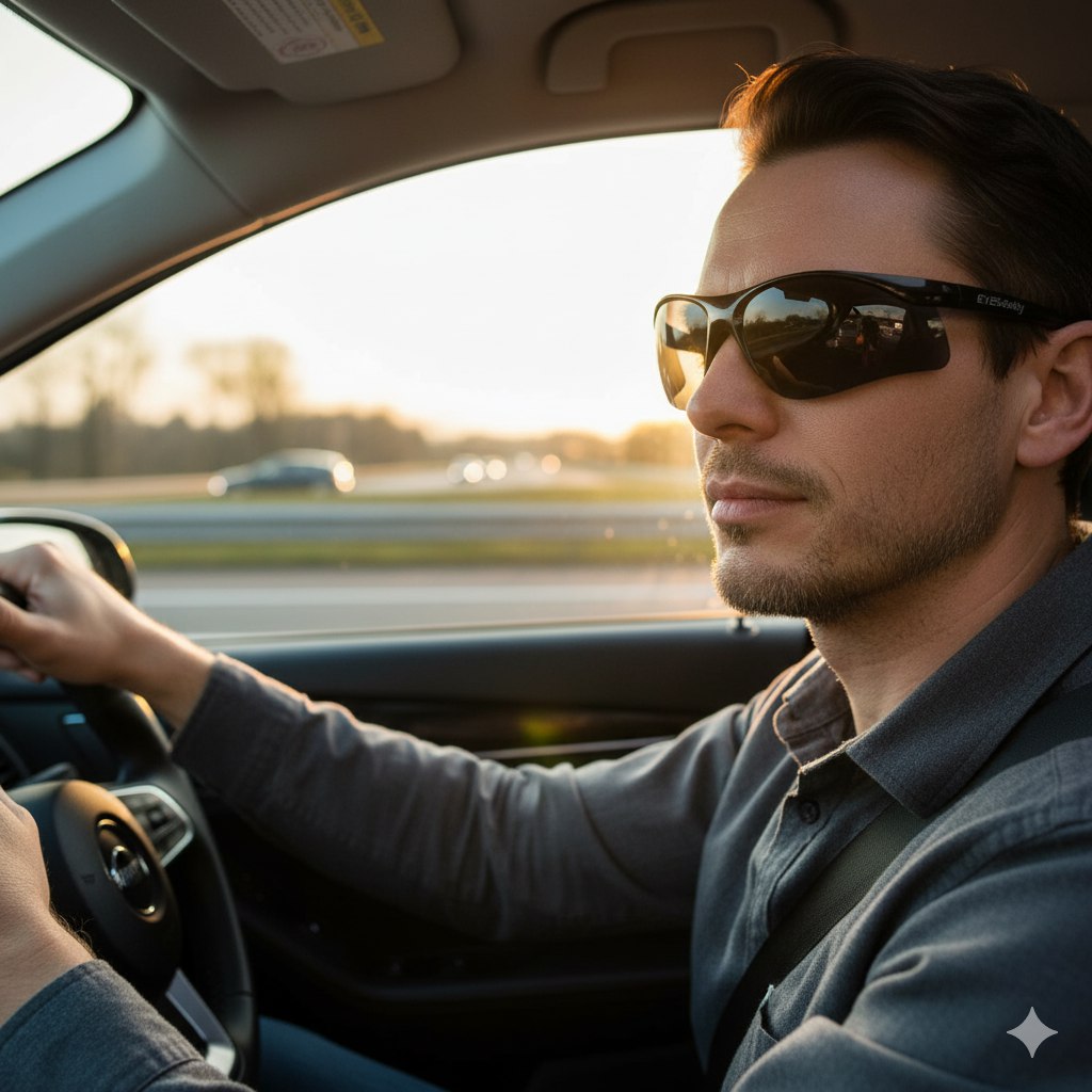 EYESafety Black Driving Sunglasses