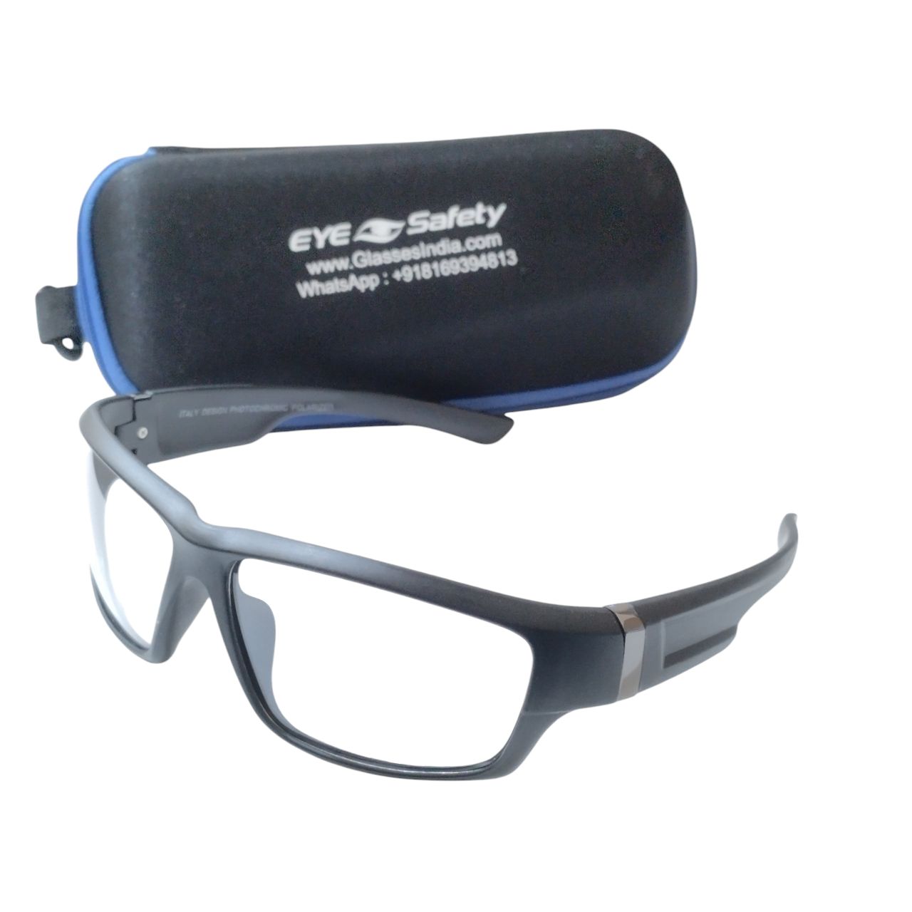 EYESafety Day Night Photochromic Sunglasses ES1107 Shine Black