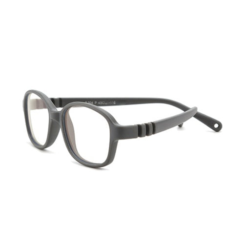 S304 grey flexible kids glasses C37 front view