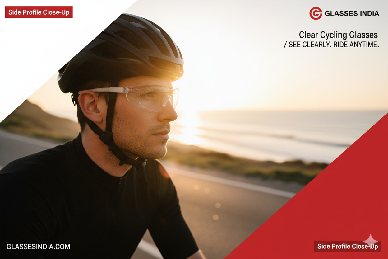 Clear Cycling Glasses Night Driving Sunglasses Riding Eyewear