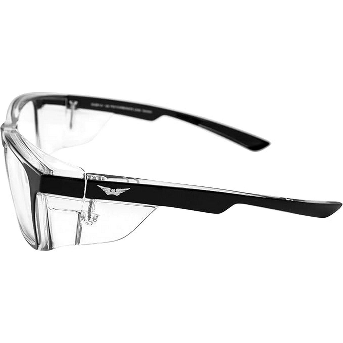 Globalvision Safety Glasses with Power RXT Black CL