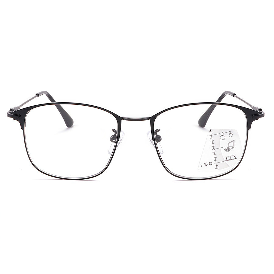Metal Full Frame Progressive Reading Glasses 51-18-143