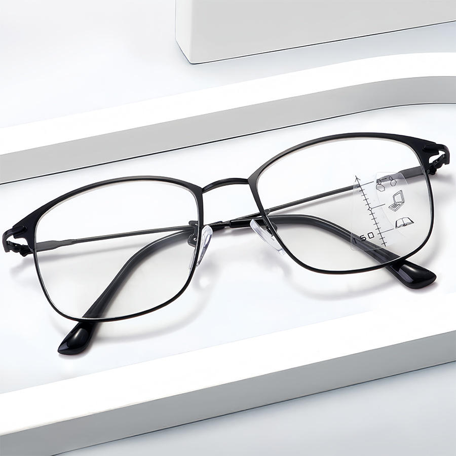 Metal Full Frame Progressive Reading Glasses 51-18-143