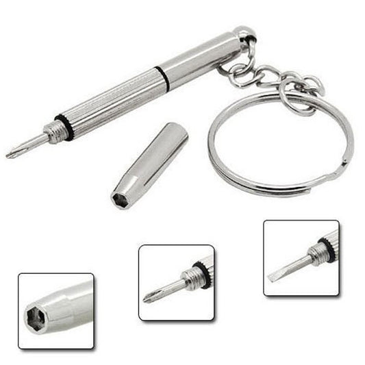 3 in 1 Mini Precision Repair Screwdriver Multifunction Eyeglasses Sunglasses Jewelry Watches With Keychain