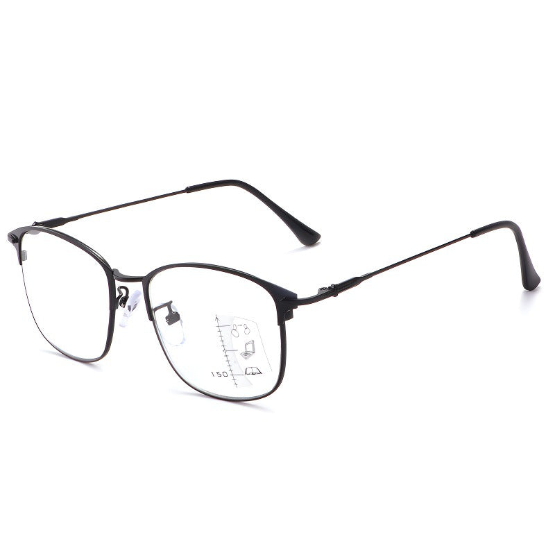 Metal Full Frame Progressive Reading Glasses 51-18-143