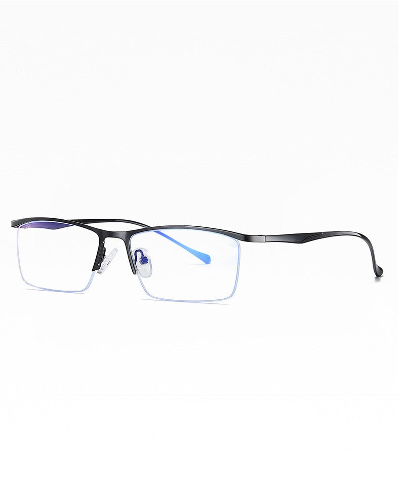 Half Rimless Metal Frame Anti-blue Light Computer Glasses