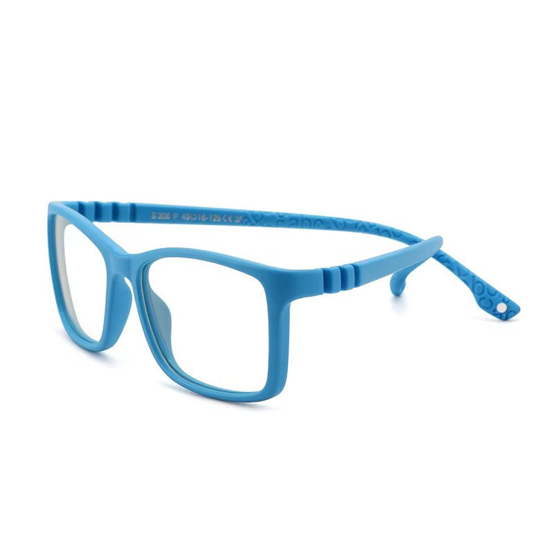 S306 flexible kids optical frame detail view on a white background