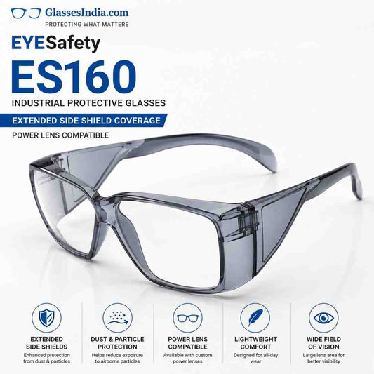 EYESafety ES160 Industrial Protective Glasses with Side Shields