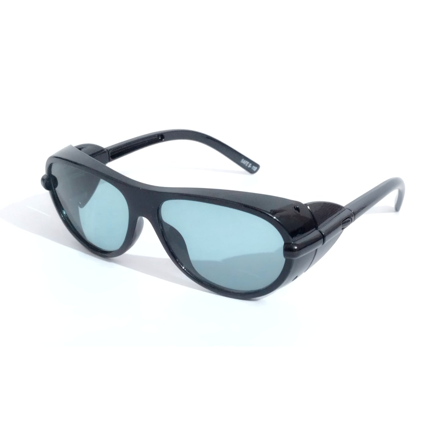 Blue Lens Sports Driving Sunglasses with Side Shield