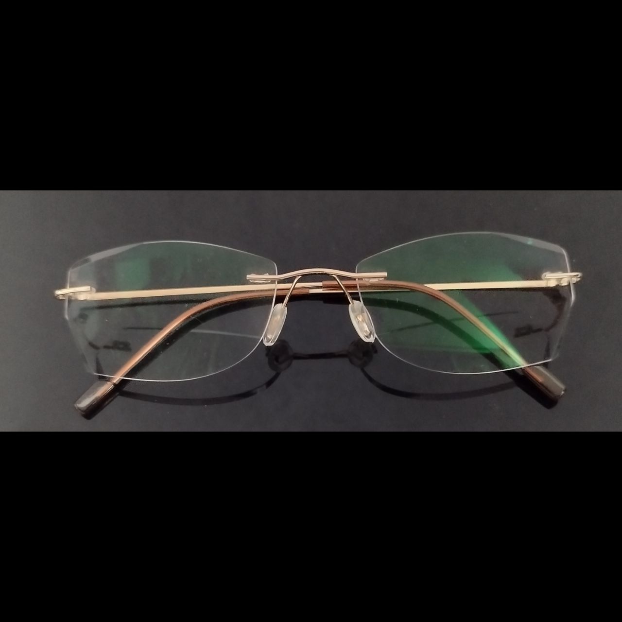 Gold Luxe Luminaries - Rimless Executive Glasses