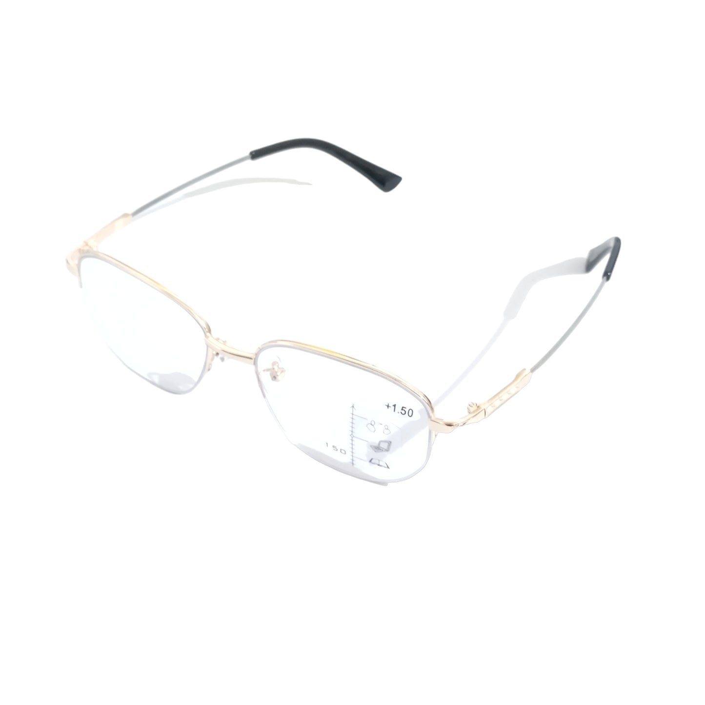 ARTView Gold Supra Multifocal Progressive Computer Reading Glasses Men Anti Blue Light Glasses