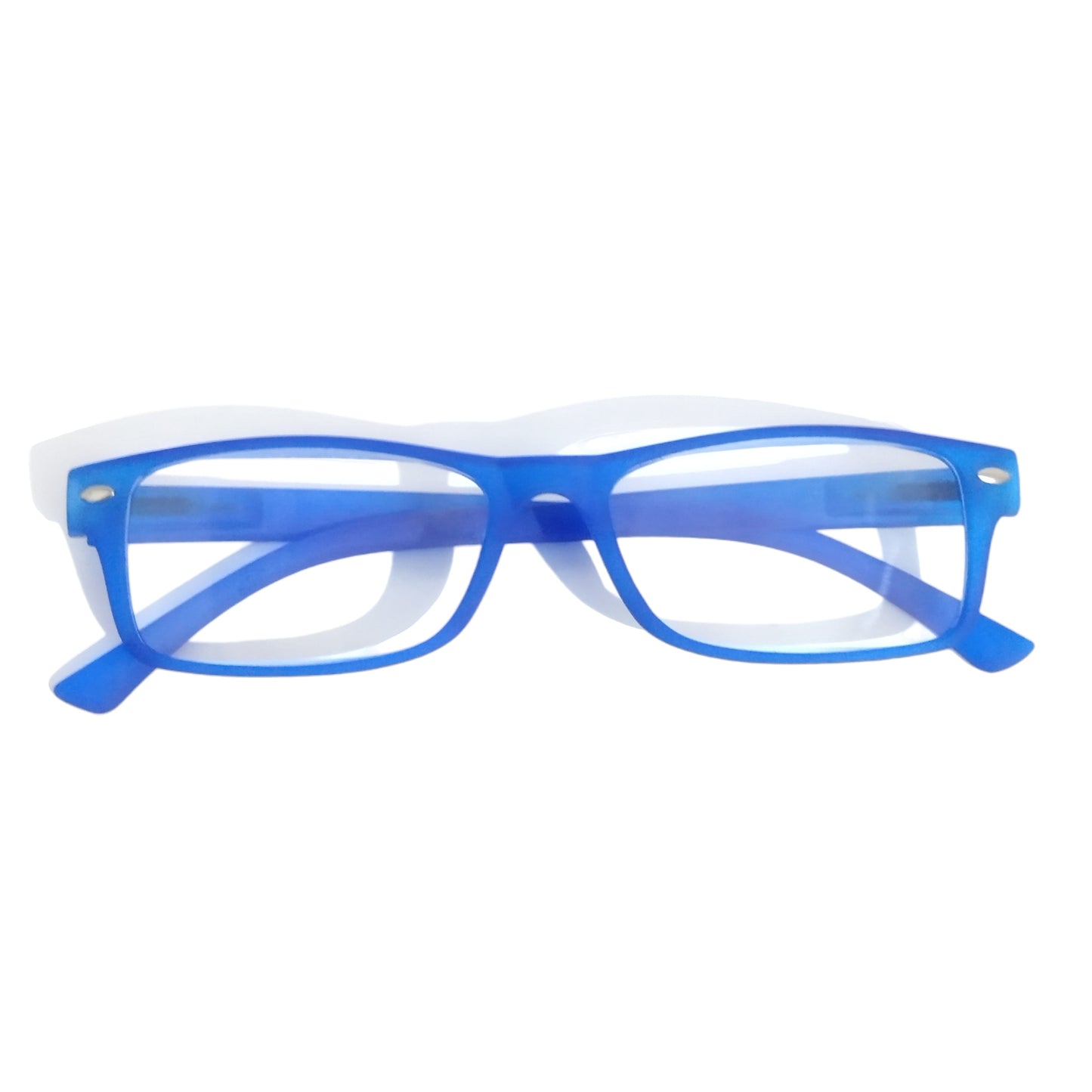 Blue Full Frame Blue Light Blocking Computer Reading Glasses for Men Women